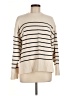 Zara Stripes Ivory Turtleneck Sweater Size M - photo 1