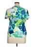 Chico's Blue Short Sleeve Blouse Size XL (3) - photo 2