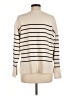 Zara Stripes Ivory Turtleneck Sweater Size M - photo 2