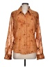 Roper Orange Long Sleeve Blouse Size L - photo 1