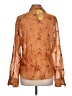 Roper Orange Long Sleeve Blouse Size L - photo 2