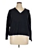 Design History Black Long Sleeve Top Size XL - photo 1
