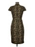 J.Crew Animal Print Brown Cocktail Dress Size 6 - photo 2