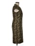J.Crew Animal Print Brown Cocktail Dress Size 6 - photo 4
