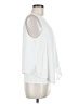 Green Envelope 100% Polyester White Sleeveless Blouse Size M - photo 4
