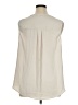 Torrid 100% Polyester Ivory Sleeveless Blouse Size 1X Plus (1) - photo 2