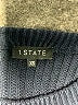 1.State 100% Cotton Chevron-herringbone Burgundy Pullover Sweater Size XS - photo 7