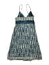 BCBGMAXAZRIA 100% Silk Metallic Blue Cocktail Dress Size 0 - photo 2
