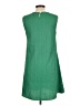 Unbranded 100% Polyester Solid Green Casual Dress Size M - photo 2