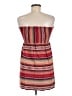 Roxy 100% Cotton Stripes Red Cocktail Dress Size M - photo 2