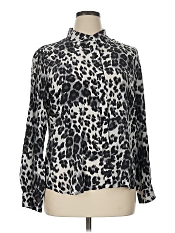 Diane von Furstenberg Long Sleeve Blouse (view 1)