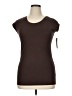 De Collection Brown Short Sleeve Top Size XL - photo 1