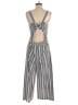Chances R 100% Cotton Stripes Gray Jumpsuit Size S - photo 2