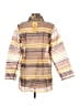 Citiknits Stripes Brown 3/4 Sleeve Blouse Size M - photo 2