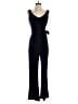Belle Badgley Mischka Solid Black Jumpsuit Size 4 - photo 1