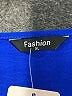 Fashion 100% Polyester Blue Short Sleeve Blouse Size XL - photo 7