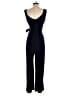 Belle Badgley Mischka Solid Black Jumpsuit Size 4 - photo 2