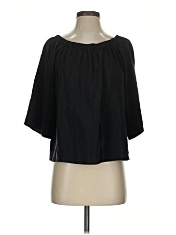 Amanda Uprichard 3/4 Sleeve Silk Top (view 1)