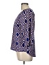 Chris & Carol 100% Polyester Blue 3/4 Sleeve Blouse Size L - photo 5