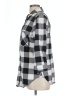 Eden & Olivia Checkered-gingham Black 3/4 Sleeve Blouse Size L - photo 5
