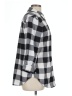 Eden & Olivia Checkered-gingham Black 3/4 Sleeve Blouse Size L - photo 4
