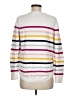 Gap 100% Cotton Stripes White Pullover Sweater Size M - photo 2