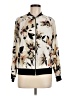 West Kei 100% Polyester Floral Ivory Track Jacket Size M - photo 1
