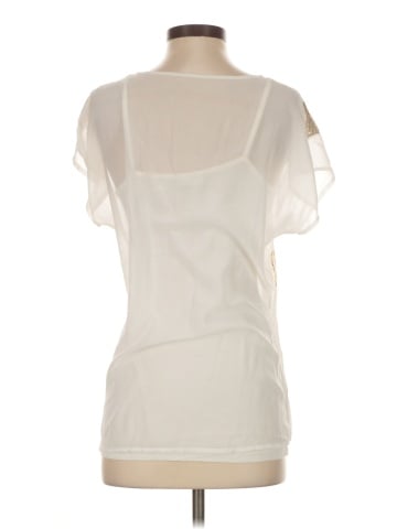 New York & Company Short Sleeve Blouse (view 2)