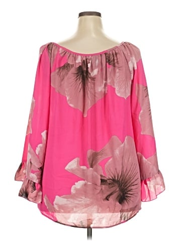 Ashley Stewart 3/4 Sleeve Blouse (view 2)