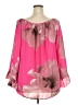 Ashley Stewart 100% Polyester Pink 3/4 Sleeve Blouse Size 18 Plus - photo 2