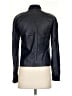 Halogen 100% Leather Blue Track Jacket Size XS - photo 2
