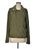 Evereve 100% Cotton Solid Green Jacket Size L - photo 1
