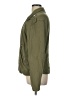 Evereve 100% Cotton Solid Green Jacket Size L - photo 5