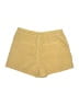 Double Zero 100% Cotton Solid Yellow Khaki Shorts Size L - photo 2