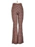 Zara Graphic Multi Color Brown Casual Pants Size M - photo 1