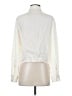 Theory 100% Silk Ivory Long Sleeve Silk Top Size S - photo 2