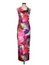 Unbranded Print Pink Cocktail Dress Size L - photo 1
