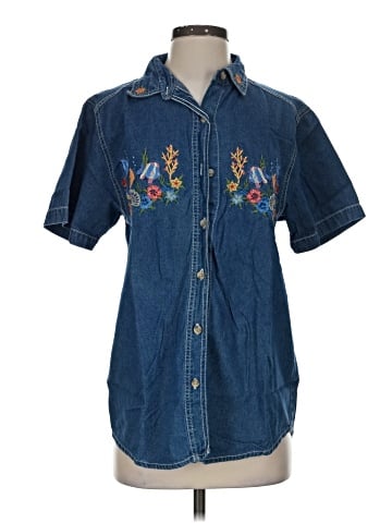 Bobbie Brooks Short Sleeve Button-Down Shirt (view 1)