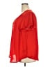 Torrid 100% Polyester Red Short Sleeve Blouse Size 2X Plus (2) - photo 5