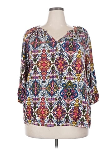 Jones & Co 3/4 Sleeve Blouse (view 1)