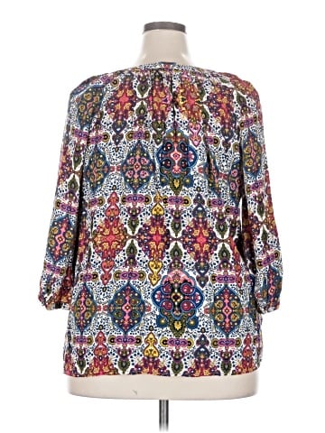 Jones & Co 3/4 Sleeve Blouse (view 2)