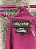 City Chic 100% Polyester Purple Sleeveless Blouse Size 14 Plus (XS) - photo 7