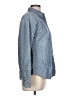 JCPenney Polka Dots Blue Long Sleeve Button-Down Shirt Size L - photo 4