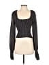 Free People Metallic Gray Pullover Sweater Size S - photo 1