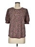 Kim & Cami Pink Short Sleeve Blouse Size M - photo 1