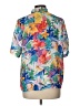 Alfred Dunner Floral Blue Short Sleeve Blouse Size 12 - photo 2