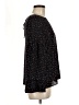 Ann Taylor LOFT Outlet 100% Polyester Black Long Sleeve Blouse Size Med Petite - photo 4