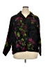 Unbranded Floral Black Jacket Size 2X (estimated) - photo 1
