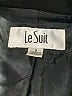 Le Suit 100% Polyester Black Blazer Size 8 - photo 6