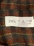 Zara Tweed Brown Long Sleeve Button-Down Shirt Size 5 - photo 3